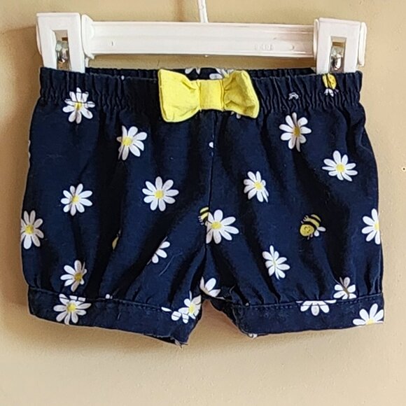 Garanimals Baby Girls' Daisy Print Knit Shorts Size 0-3 Months - Picture 2 of 5